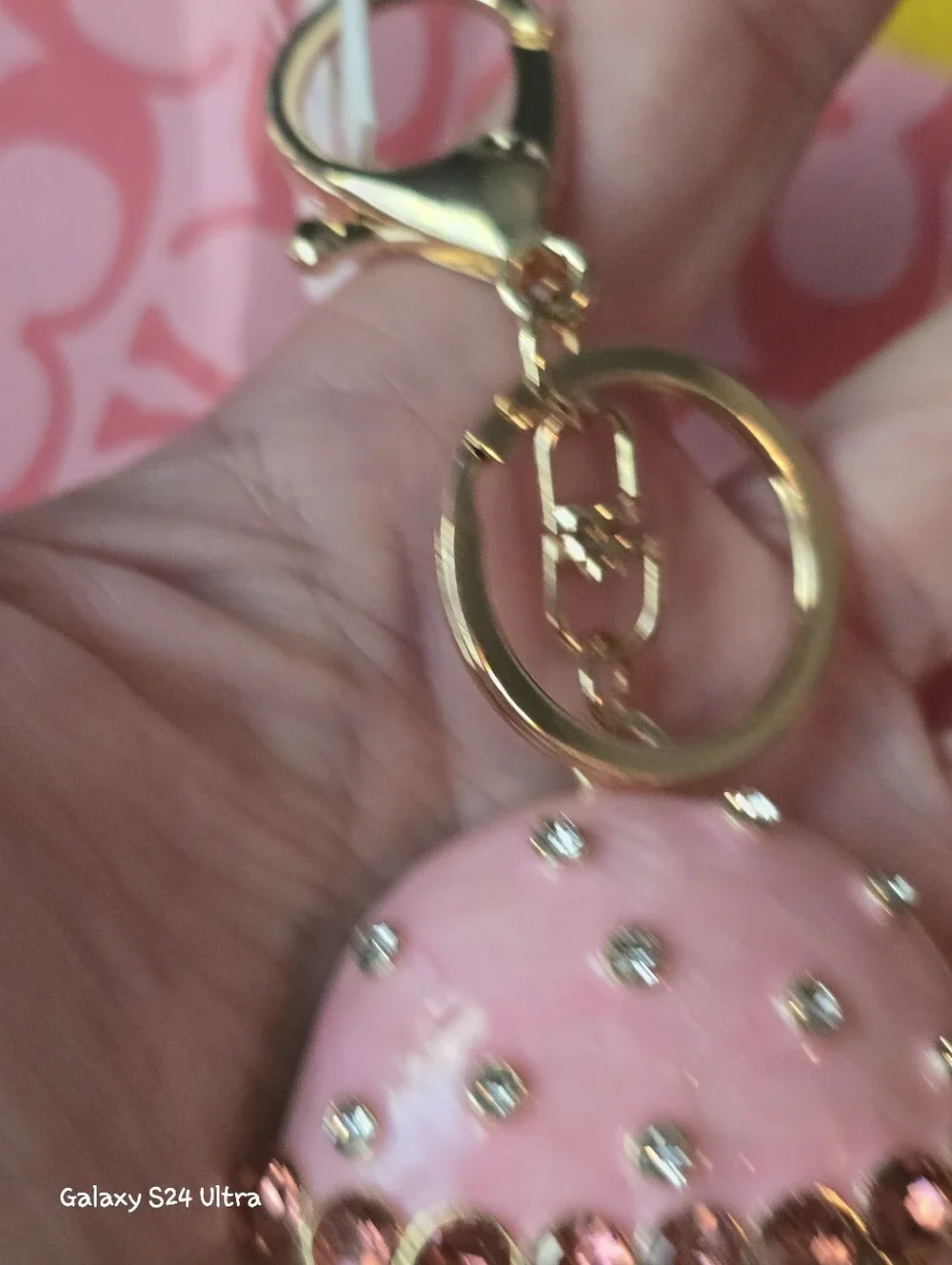 Beautiful Jellyfish Bag Charm/ Keychain NEW